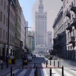 Zdjęcie przedstawia ulicę Złotą