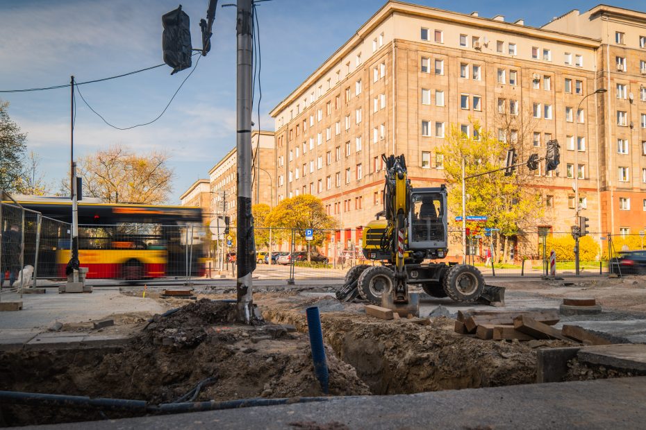 Zdjęcie przedstawia ulicę Bitwy Warszawskiej 1920 r.