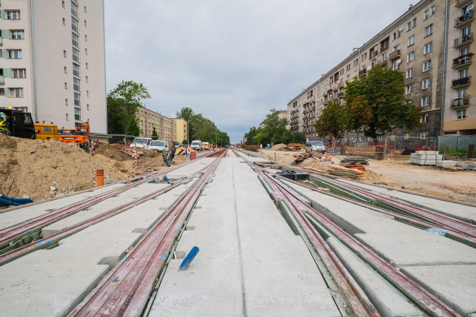 Zdjęcie przedstawia ulicę Bitwy Warszawskiej 1920 r.