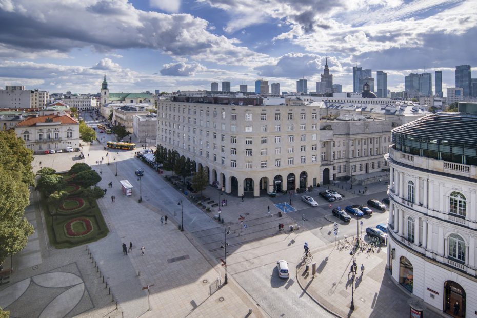 Zdjęcie przedstawia Krakowskie Przedmieście.